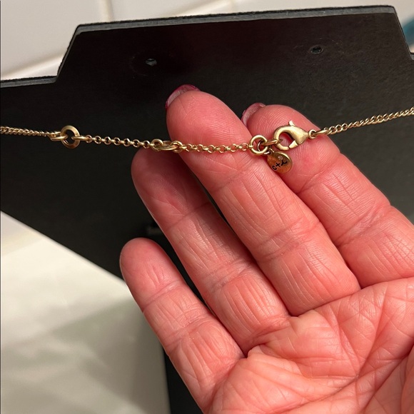 Chloe + Isabel Gold and Silver Leaf Necklace - Picture 4 of 5